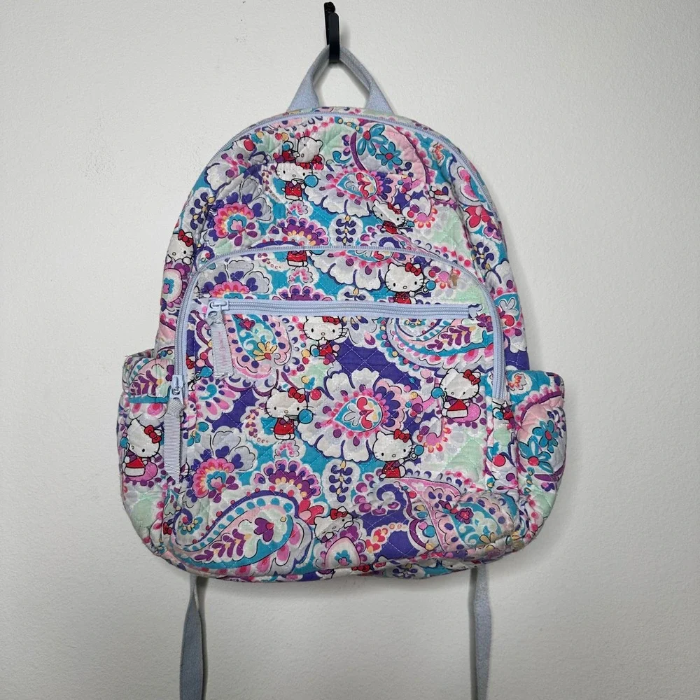 hello kitty backpack vera bradley Sullivan Crossbody Bag in Hello Floral while the compact size keeps essentials close at hand Vera Bradley Hello Kitty and